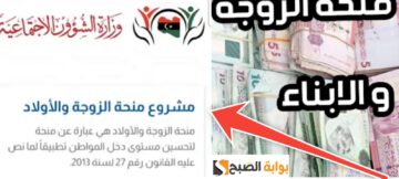 مشروع منحة الزوجة والأبناء الشروط والفئات المستحقة والمستندات المطلوبة 2024