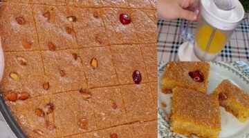 مكونات البسبوسة المرملة