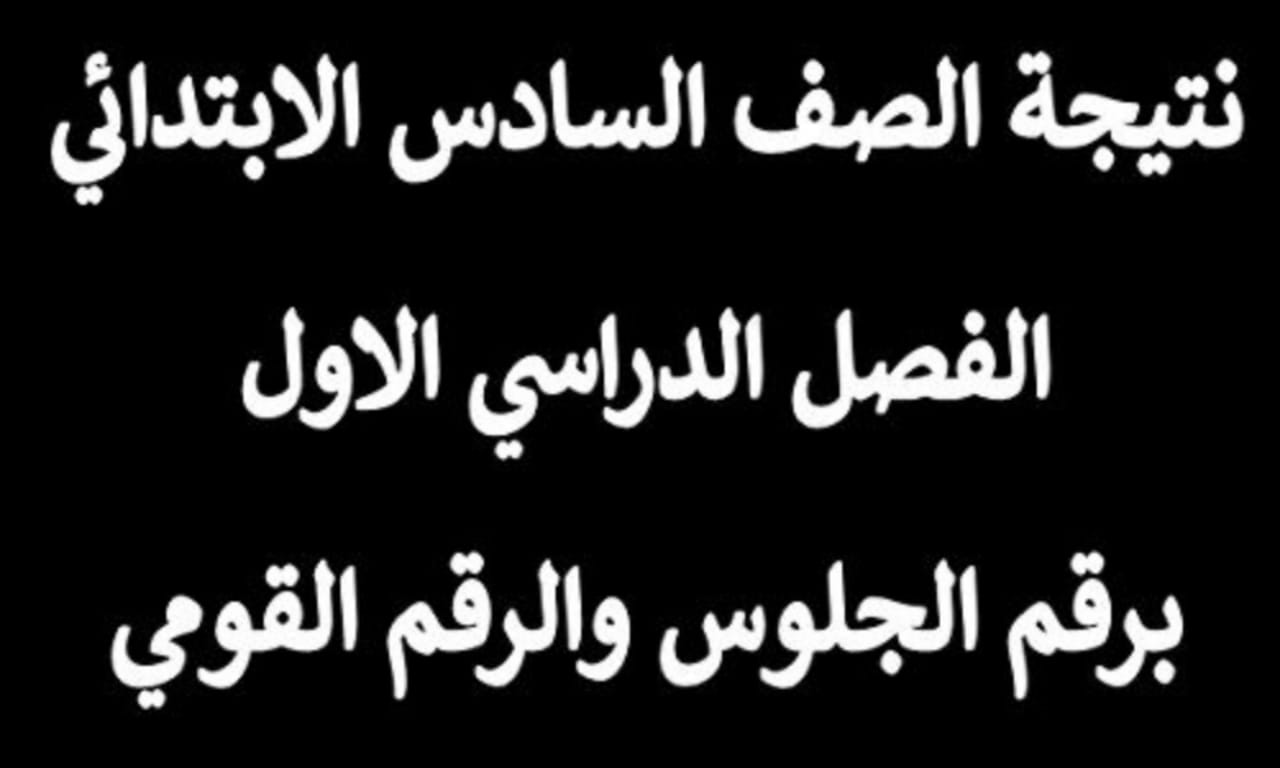 نتائج الصف السادس الابتدائي بالاسم ورقم الجلوس 2024 محافظة القاهرة 5 نتائج الصف السادس الابتدائي بالاسم ورقم الجلوس 2024 محافظة القاهرة