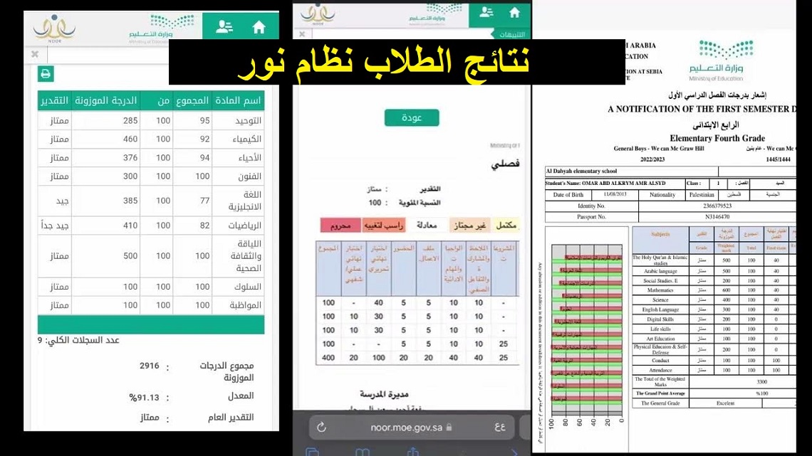 استعلام نتائج الطلاب نظام نور 1445 برقم الهوية وطباعتها إلكترونيًا 5 استعلام نتائج الطلاب نظام نور 1445 برقم الهوية وطباعتها إلكترونيًا