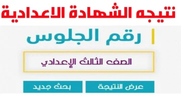 نتيجة الصف الثالث الإعدادي 2024 محافظة القاهرة.. رابط الاستعلام عن النتائج برقم الجلوس
