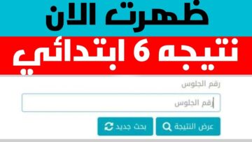نتيجة الصف السادس الابتدائي محافظة القاهرة 2024 بوابة التعليم الاساسي