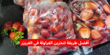 جهزي نفسك لرمضان.. طريقة لتخزين الفراولة في الفريزر لشهور طويلة بدون ميتغير لونها!!