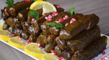 ورق العنب بدبس الرومان