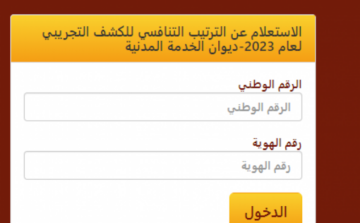 “رابط” الاستعلام عن الدور والترتيب التنافسي لديوان الخدمة المدنية الأردني 2024 هيئة الخدمة والإدارة العامة