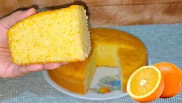 طريقة عمل كيكة البرتقال السريعة والهشة في المنزل