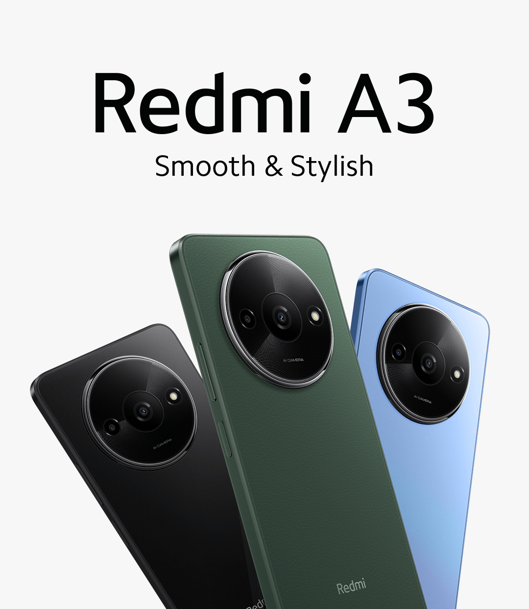 “بأقل من 3500 جنيه” مواصفات هاتف Redmi A3..شاشة كبيرة وتصميم عصري وبطارية قوية