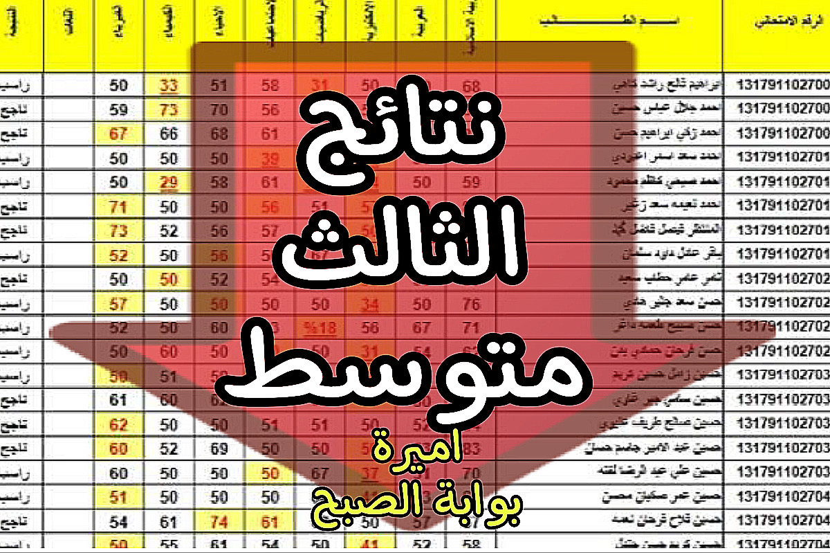 افتـحـ رابط نتائج الثالث متوسط 2024 الدور الاول موقع وزارة التربية العراقية بالرقم الامتحاني في عموم المدارس 6 افتـحـ رابط نتائج الثالث متوسط 2024 الدور الاول موقع وزارة التربية العراقية بالرقم الامتحاني في عموم المدارس