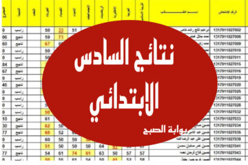 افتـحـ نتائج السادس الابتدائي التمهيدي 2024 الدور الاول الرصافة الاولي والكرخ + هـذا رابط البصرة ونينوي موقع نتائجنا