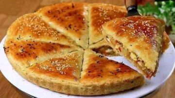 بدون لحوم أو أجبان فطيرة سهلة ولذيذة للعشاء