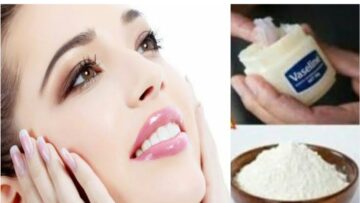 تحدي التبييض الفوري للوجه بدهنة من النشا والفازلين هيزيل سواد السنين وهيخليكي زي القشطة