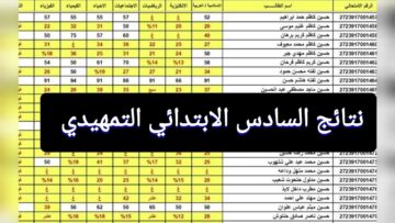 “استعلم NOW” نتائج السادس الابتدائي التمهيدي 2024 في عموم العراق موقع نتائجنا ووزارة التربية والتعليم epedu.gov.iq