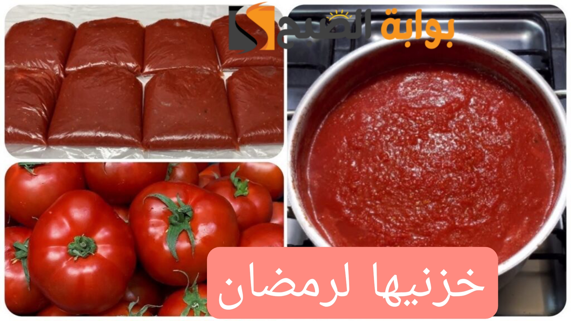 استعدي بيها لرمضان.. افضل طريقة لتخزين الطماطم لفترات طويله!! 5 استعدي بيها لرمضان.. افضل طريقة لتخزين الطماطم لفترات طويله!!