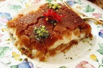 كنافة السميد على طريقة الحلواني بالوصفة السوري
