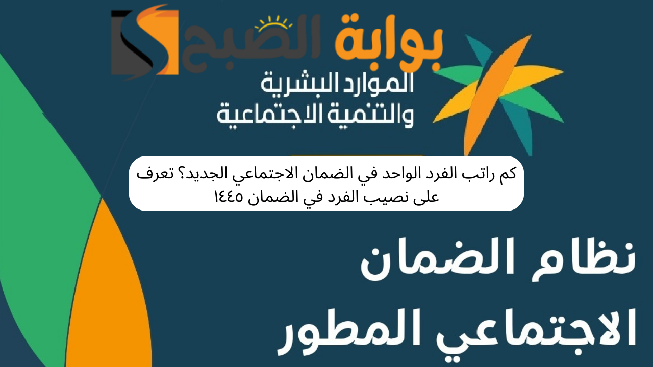 كم راتب الفرد الواحد في الضمان الاجتماعي الجديد؟ تعرف على نصيب الفرد ١٤٤٥