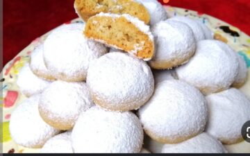 طريقة عمل كحك العيد الناعم السادة او بحشوة الملبن والعجوة على أصوله خطوة بخطوة