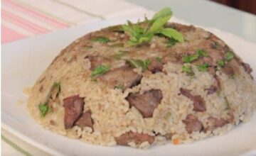 طريقة عمل الأرز بالكبد والقوانص خطوة بخطوة
