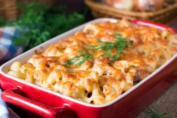 طريقة عمل صينية مكرونة نجرسكو في الفرن بألذ طعم وبخطوات سهلة وسريعة