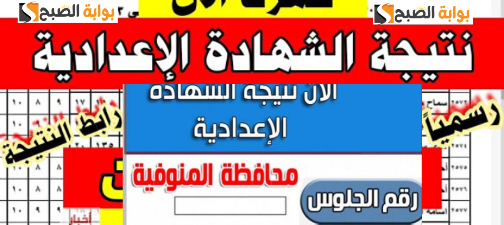 رابط نتيجة الشهادة الإعدادية المنوفية 2024 رسميا 88.73% نسبة النجاح