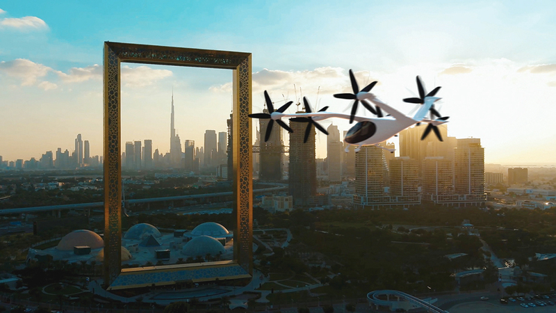 دبي أول مدينة في العالم تستخدم التاكسي الجوي 2026 2 دبي أول مدينة في العالم تستخدم التاكسي الجوي 2026