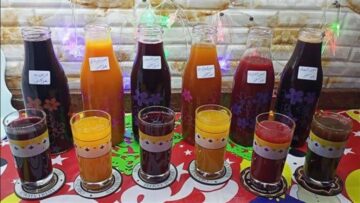 تجهيزات شهر رمضان المبارك طريقة عمل عصائر ومشروبات رمضانيه وطريقة تفريزها