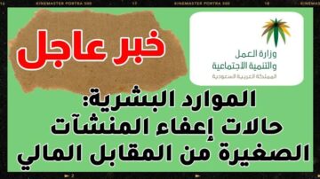 هل تم تمديد إعفاء المقابل المالي للمنشات الصغيرة 2024؟