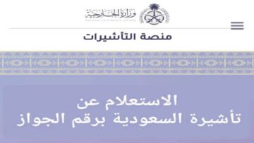 خطوات الاستعلام عن تأشيرة السعودية برقم الجواز 2024 وشروطها