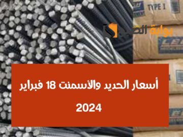 عز بقى بكام.. أسعار الحديد والأسمنت اليوم 18 فبراير 2024 في مصر