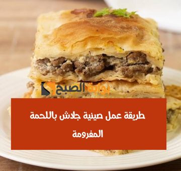 طريقة عمل صينية الجلاش باللحمة المفرومة.. أكلة سهلة وموفرة ولذيذة
