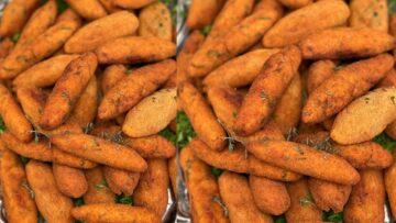 على اصوله اعملي اصابع القرنبيط بالجبن واحصلي على وجبه شهيه واقتصاديه في المنزل