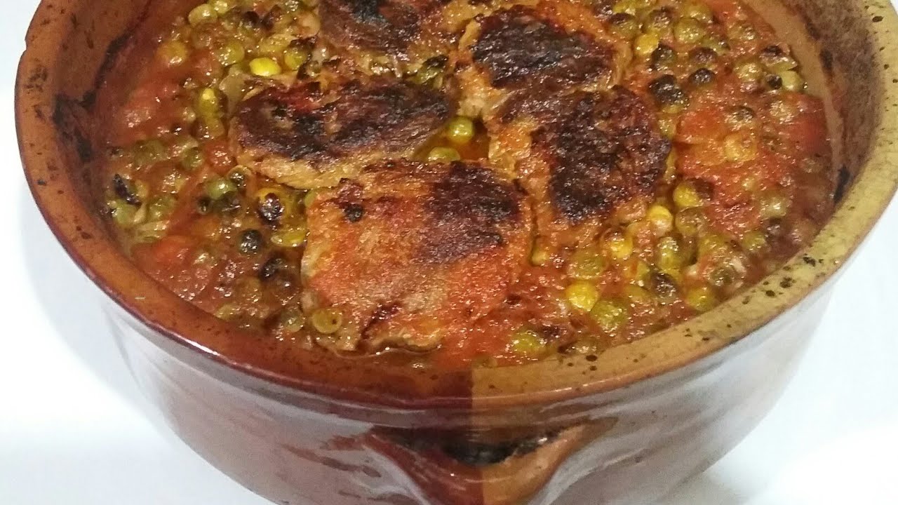 طريقة عمل طاجن البسلة باللحمة الموزة في المنزل مثل المطاعم بالظبط 5 طريقة عمل طاجن البسلة باللحمة الموزة في المنزل مثل المطاعم بالظبط