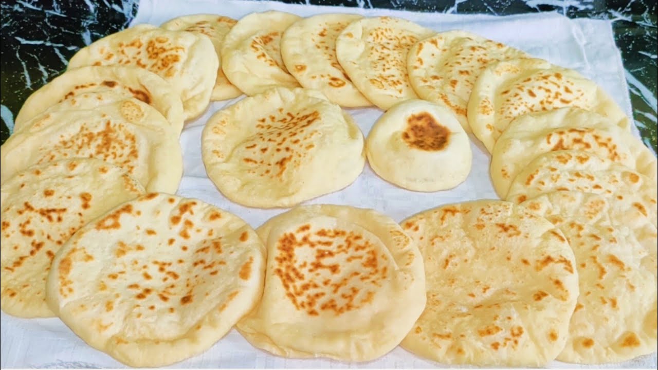 طريقة عمل خبز الطاسة بطعم رائع وخطوات سريعة