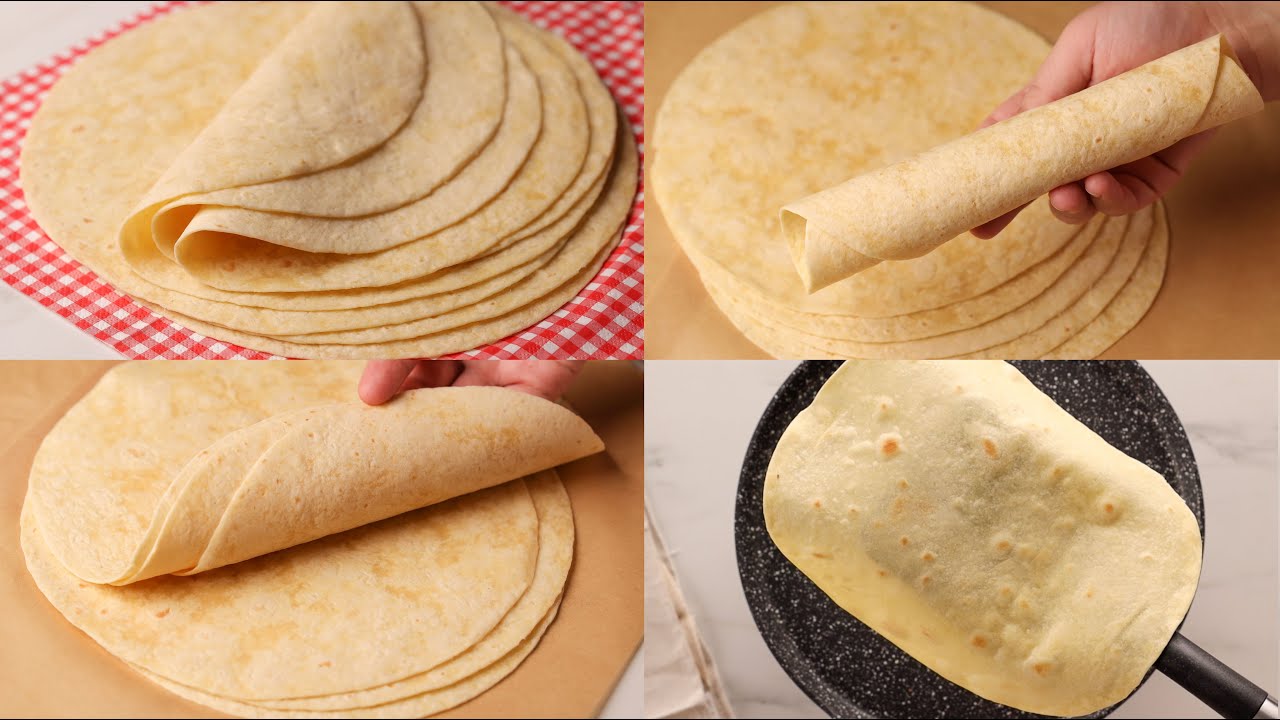 فرحي أولادك ..وأعملي أسهل وأسرع طريقة عمل خبز التورتيلا الهش والخفيف بطعم تحفة ولذيذ 5 فرحي أولادك ..وأعملي أسهل وأسرع طريقة عمل خبز التورتيلا الهش والخفيف بطعم تحفة ولذيذ