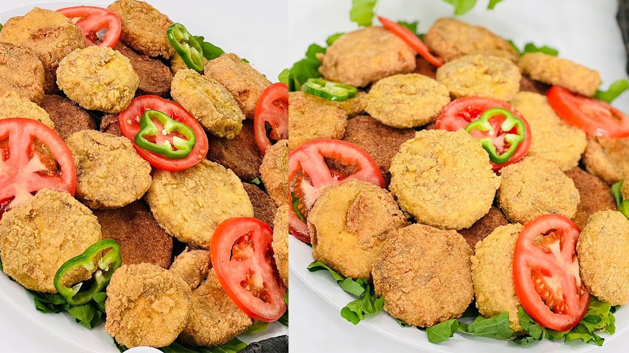 فكرة جديدة.. أسهل طريقة عمل الباذنجان البانيه المقرمش بطعم لذيذ وخطير لا يقاوم