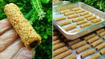 مقرمشة وطعمها يجنن اعملي القراقيش بالعجوة بطريقتها الأصلية ومكوناتها البسيطة