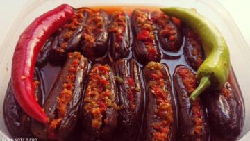 طريقة تحضير الباذنجان المخلل المسلوق في المنزل بكل سهولة