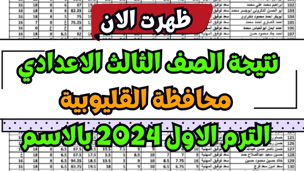 تالته اعدادي ظهرت .. نتيجة الشهادة الاعدادية الصف الثالث الترم الاول محافظة القليوبية 2024 natiga.qalubiaedu.org 5 تالته اعدادي ظهرت .. نتيجة الشهادة الاعدادية الصف الثالث الترم الاول محافظة القليوبية 2024 natiga.qalubiaedu.org