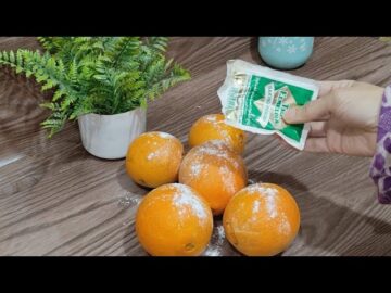 تعالى قبل رمضان.. رشي البيكنج بودر على قشر البرتقال واستعدي لشهر الخير فكرة متخطرش علي بالك هتقولي يارتني عرفتها من زمان