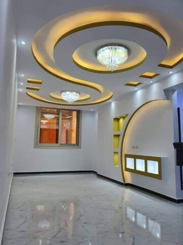 صور ديكورات جبس بورد غرف وصالات جديدة 2024