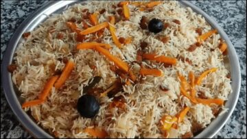 اعملي في رمضان الطبق ده| طريقة عمل الأرز البخاري باللحم والزبيب