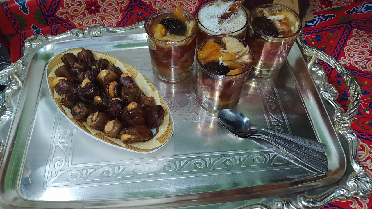 طريقة عمل الخشاف بالتمر الرمضاني السريع علي اصوله للافطار اللذيذ والشهي