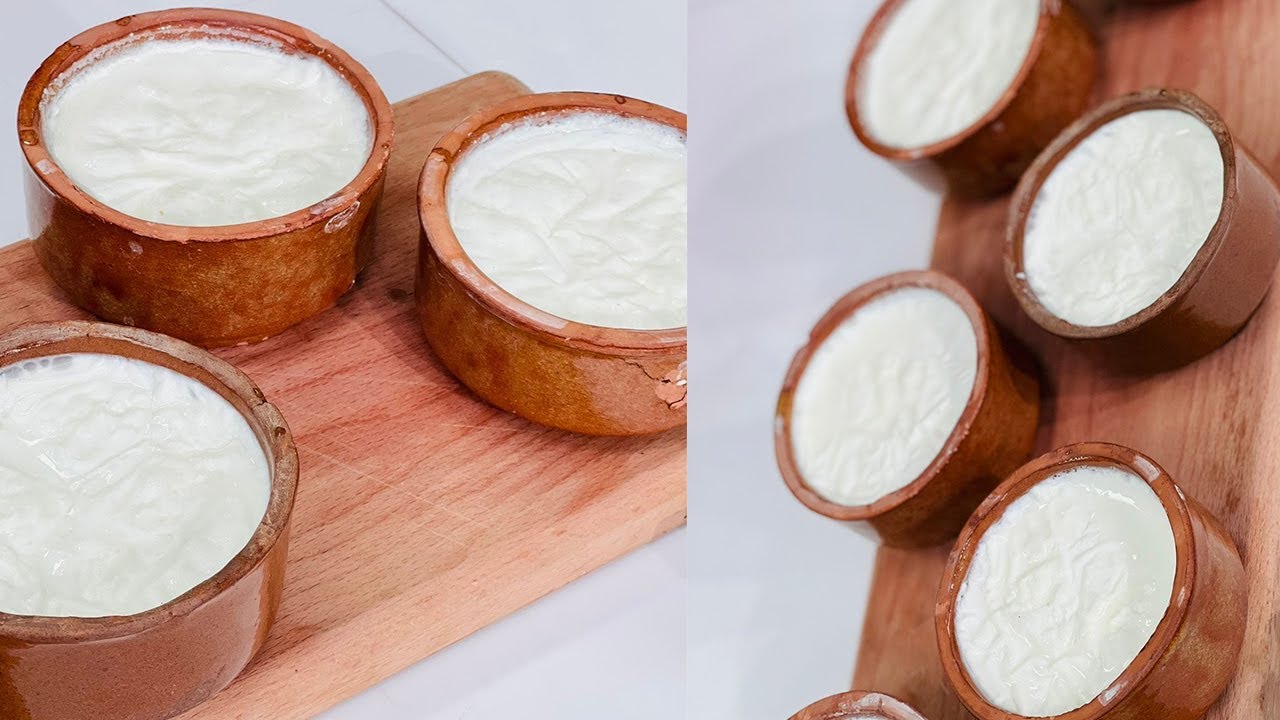  عمل الزبادي البلدي بالمنزل لسحور رمضان احلى من الجاهز ومتماسك وبالحليب الطبيعي