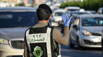 المخالفات المرورية عبر أبشر