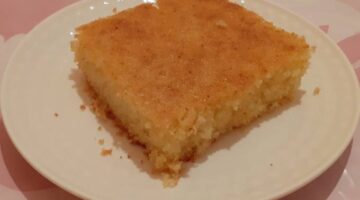 بسبوسة بالماء