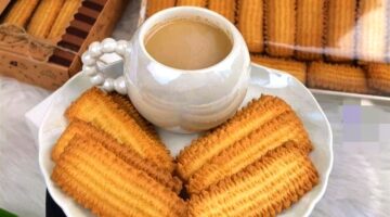 بسكويت بعصير البرتقال