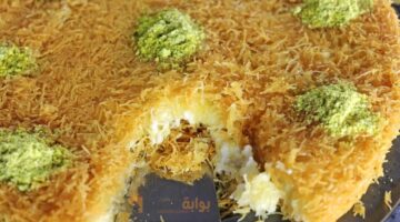 بطعم لا يقاوم طريقة عمل الكنافة بالقشطة هتكلي صوابعك وراها