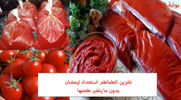 تخزين االطماطم بدون ما يتغير طعمها