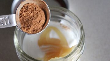 تقشير الوجه بالقهوة 1