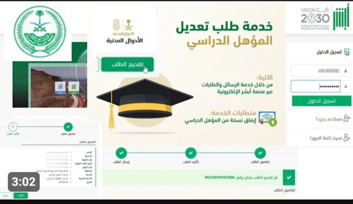 طريقة تعديل المؤهل الدراسي عبر أبشر 5 طريقة تعديل المؤهل الدراسي عبر أبشر