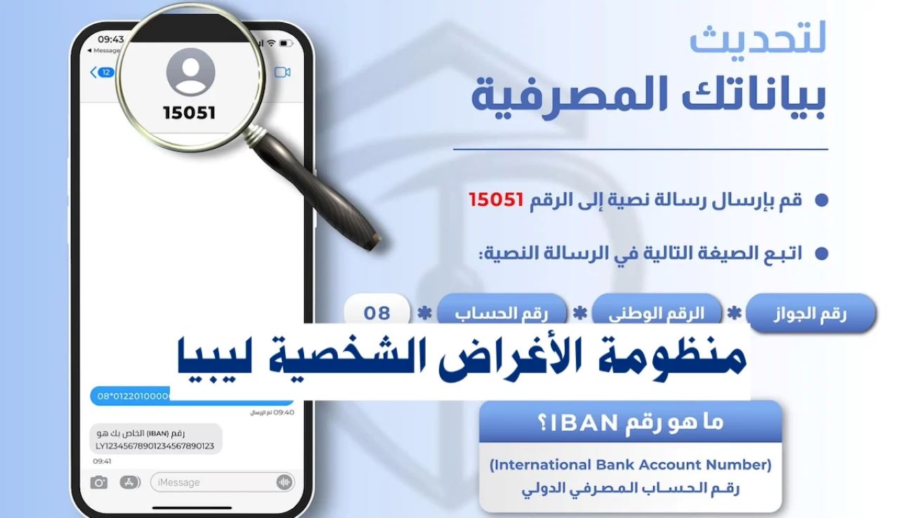 رابط منظومة الأغراض الشخصية مصرف ليبيا المركزي 2025 للحصول على 4000 دولارأمريكي
